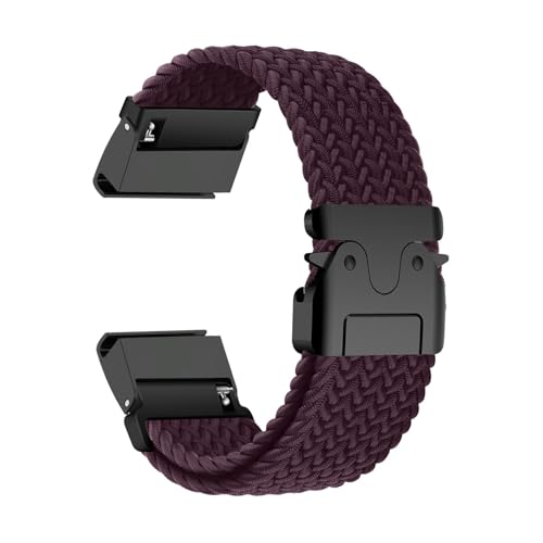 Geflochten Armband Kompatibel mit Garmin Fenix 8 43mm/Approach S70 42 mm, Sport Elastisches Nylon Ersatzarmband mit Verstellbarer Metall Verschluss Armbänder für Garmin Fenix 8 43mm Uhrenarmband (18) Geflochten Armband Kompatibel mit Garmin Fenix 8 43mm/Approach S70 42 mm, Sport Elastisches Nylon Ersatzarmband mit Verstellbarer Metall Verschluss Armbänder für Garmin Fenix 8 43mm Uhrenarmband (18) von KUWAI