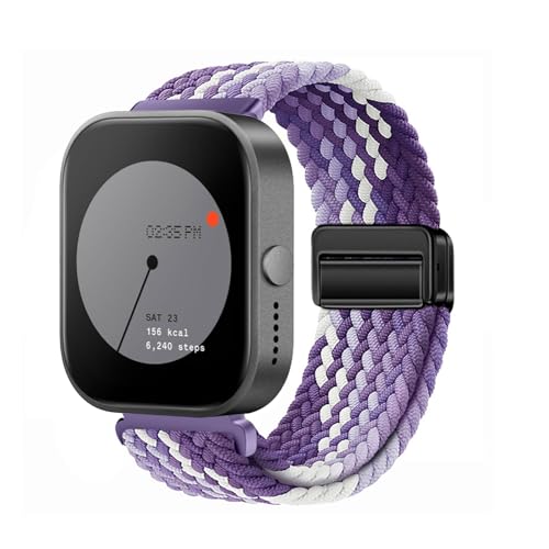 KUWAI Nylonarmband für Nothing Watch Pro - Geflochten Magnetische Armbänder CMF für Damen und Herren (E) von KUWAI