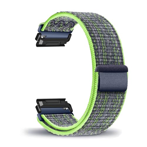 KUWAI Sport Armband Kompatibel mit Garmin EPIX Gen 2/EPIX Pro Gen 2 Armbänder Weich Nylon Fabric Uhrenarmband Atmungsaktiv Verstellbarer Ersatzarmband für Garmin EPIX Gen 2/EPIX Pro Gen 2 Armband (5) von KUWAI
