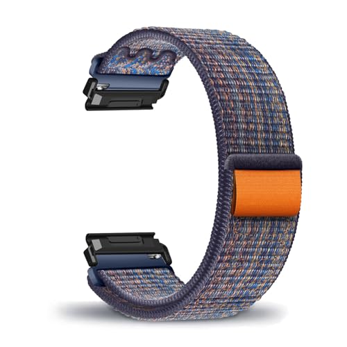 KUWAI Sport Armband Kompatibel mit Garmin EPIX Gen 2/EPIX Pro Gen 2 Armbänder Weich Nylon Fabric Uhrenarmband Atmungsaktiv Verstellbarer Ersatzarmband für Garmin EPIX Gen 2/EPIX Pro Gen 2 Armband (8) von KUWAI