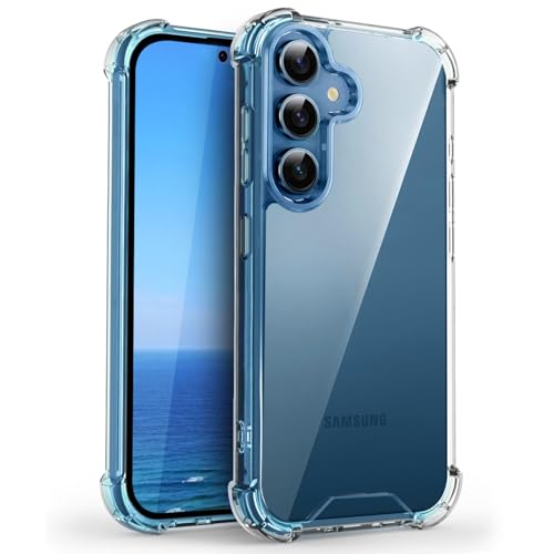 KUXNGUYI Hülle für Samsung Galaxy S25 Plus/S25+/S24 Plus/S24+, Nie Vergilbung Stoßfest Transparent Handyhülle, 25+ S25Plus 5G Anti-Kratzt Harte PC Rückseite & Silikon Rahmen Schutzhülle KUXNGUYI Hülle für Samsung Galaxy S25 Plus/S25+/S24 Plus/S24+, Nie Vergilbung Stoßfest Transparent Handyhülle, 25+ S25Plus 5G Anti-Kratzt Harte PC Rückseite & Silikon Rahmen Schutzhülle von KUXNGUYI