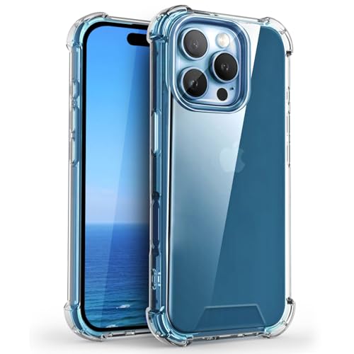 KUXNGUYI Transparente Schutzhülle für iPhone 16 Pro Max, Never Yellow Technology, 3 m Mil-Grade-Schutz, Kabelloses Laden, Transparente schlanke Hülle für iPhone 16 Pro Max KUXNGUYI Transparente Schutzhülle für iPhone 16 Pro Max, Never Yellow Technology, 3 m Mil-Grade-Schutz, Kabelloses Laden, Transparente schlanke Hülle für iPhone 16 Pro Max von KUXNGUYI