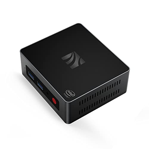 Mini PC Desktop Computer PC Windows 10 8GB RAM 256GB SSD Intel Celeron J4205 Support 2.4G/5G WiFi Gigabit Ethernet HDMI USB 3.0 BT4.0 Auto Power On von KUYIA