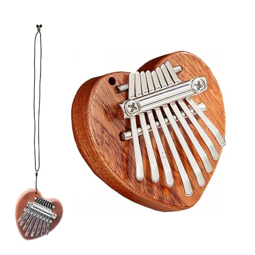 8-Tasten Mini Kalimba Daumenklavier - Maultrommel Instrument - Bezaubernde für Musikliebhaber, Junge Leute und Anfänger - Hervorragende Geschenkauswahl 8-Tasten Mini Kalimba Daumenklavier - Maultrommel Instrument - Bezaubernde für Musikliebhaber, Junge Leute und Anfänger - Hervorragende Geschenkauswahl von KUYOEJAR