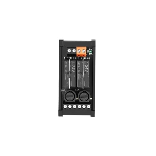 1 Stück 16A 24V Relaismodul, 8/16-Wege-Schraubentyp und steckbare Klemme, 12 Zwischenrelaisplatinen mit 2–10 Wegen, Industrieverstärker(RT-GL10D) von KVKITKLW