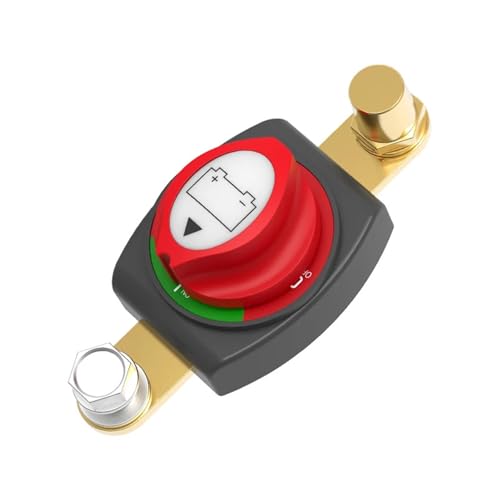 1 Stück 275A Seitenpfosten-Batterieschalter mit Adapter 12-48V Hochleistungs-Batterietrennschalter for Auto, Fahrzeug, Wohnmobil und Boot 1 Stück 275A Seitenpfosten-Batterieschalter mit Adapter 12-48V Hochleistungs-Batterietrennschalter for Auto, Fahrzeug, Wohnmobil und Boot von KVKITKLW
