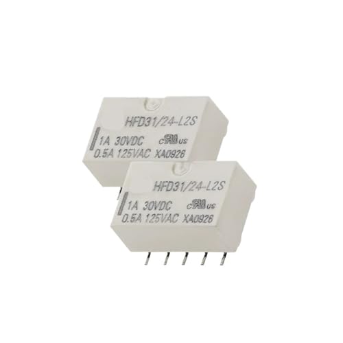 1 stücke 24V relais HFD31/24-L2S HFD31-24-L2S HFD31 24 L2S HFD3124L2S 24VDC DC24V 24V 1A 10PIN(20PCS) von KVKITKLW
