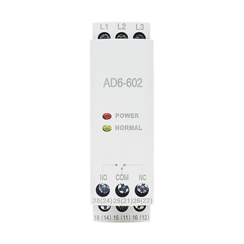 1 stücke Multifunktionale Phasenfolge Schutzrelais Überspannung Unterspannung Phasenausfall 380 V 200-500 VAC(AD6-605W) von KVKITKLW