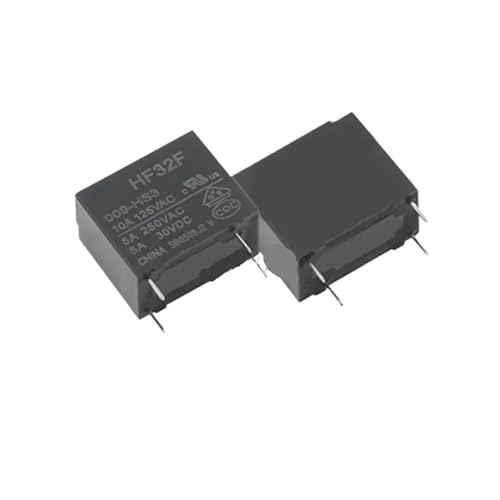 100 Stücke Leistungsrelais JZC-32F HF32F 5 V 9 V 12 V 24 V-HS3 HF32F-005-HS3 HF32F-012-HS3 HF32F-024-HS3 4Pin 5A 250 V relais(JZC-32F-009-HS3) von KVKITKLW