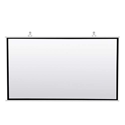 KVSERT Tragbare Projektor-Leinwand für Heimkino, Outdoor, HD, faltbar, knitterfrei, 152 cm (60 ) von KVSERT