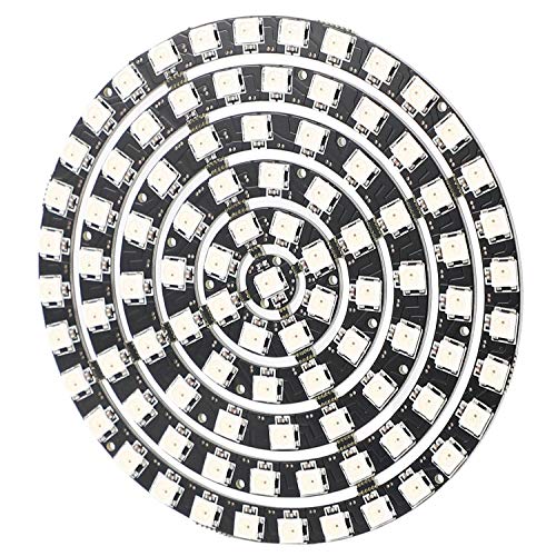 KVSERT WS2812 SK6812 Radius 110 mm LED Ring 5050 DC 5V DIY LED Ring eingebaute RGB adressierbarer LED Ring 93 Bits von KVSERT