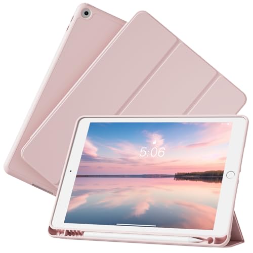 KVTVOU Schutzhülle für iPad 10,2 Zoll, iPad 9. / 8. / 7. Generation, Modell 2021/2020/2019, mit Stifthalter, ultradünne und weiche Schutzhülle, automatische Standby-/Aufweckfunktion, Rosa KVTVOU Schutzhülle für iPad 10,2 Zoll, iPad 9. / 8. / 7. Generation, Modell 2021/2020/2019, mit Stifthalter, ultradünne und weiche Schutzhülle, automatische Standby-/Aufweckfunktion, Rosa von KVTVOU