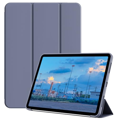 KVTVOU Schutzhülle für iPad Air 11 Zoll (2025/2024, M3/M2), iPad Air 5. / 4. Generation (10,9 Zoll, 2022/2020) ohne Stifthalter, schlanker Trifold Stand Smart Cover & weiche TPU-Rückseite, Auto Wake von KVTVOU