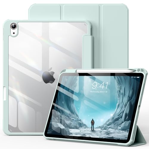 KVTVOU Transparente Schutzhülle für iPad 10 2022, 10,9 Zoll, Jiguang1 (Grün) von KVTVOU
