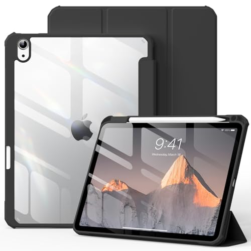 KVTVOU Transparente Schutzhülle für iPad 10 2022 10,9 Zoll, Jiguang1 (Schwarz) von KVTVOU