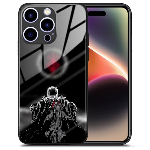 KWHKLST Guts Berserker Armor Fashion Premium Anime Glas Silikon Hülle - Cool Black Manga Handyhülle Glänzend für iPhone 16 Pro KWHKLST Guts Berserker Armor Fashion Premium Anime Glas Silikon Hülle - Cool Black Manga Handyhülle Glänzend für iPhone 16 Pro von KWHKLST