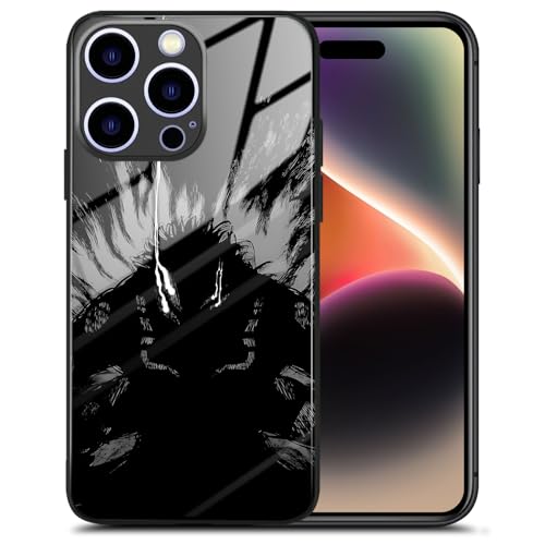 KWHKLST Sukuna JJK Exklusive Anime Artwork Panzerglas Handyhülle Manga Glänzend Schutzhülle Comic Muster für iPhone 15 Pro Max KWHKLST Sukuna JJK Exklusive Anime Artwork Panzerglas Handyhülle Manga Glänzend Schutzhülle Comic Muster für iPhone 15 Pro Max von KWHKLST