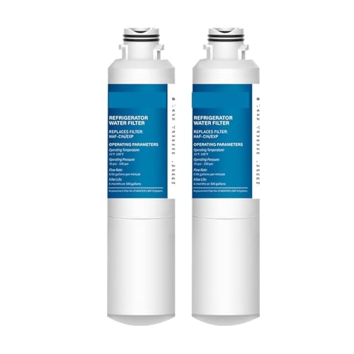 Kühlschrankfilter DA29-00020B Wasserfilter Ersatz, Kompatibel Mit Samsung, DA29-00020A/B HAF-CIN/EXP 46-9101 RF4267HARS RF263TEAESG(2pcs) von KWHRPOQS