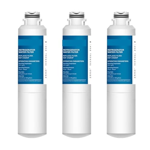 Kühlschrankfilter DA29-00020B Wasserfilter Ersatz, Kompatibel Mit Samsung, DA29-00020A/B HAF-CIN/EXP 46-9101 RF4267HARS RF263TEAESG(3pcs) von KWHRPOQS