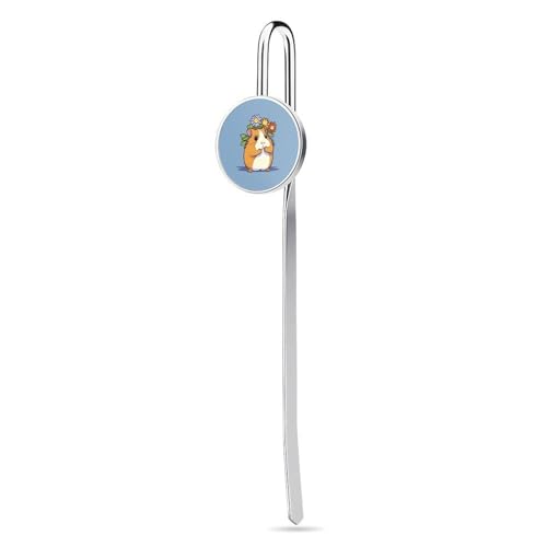 Lächelndes Lesezeichen zum Lesen, elegantes, rostfreies Buchzubehör, langlebige Seitenmarkierungen für Frauen und Männer, Geschenke für Buchliebhaber, 2,5 cm von KWQDOZF