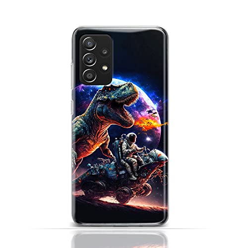 KX-Mobile Handyhülle für iPhone 13 Pro Max Hülle aus Silikon/TPU für die Rückseite mit Motiv 3522 T-Rex Astronaut im Weltall KX-Mobile Handyhülle für iPhone 13 Pro Max Hülle aus Silikon/TPU für die Rückseite mit Motiv 3522 T-Rex Astronaut im Weltall von KX-Mobile