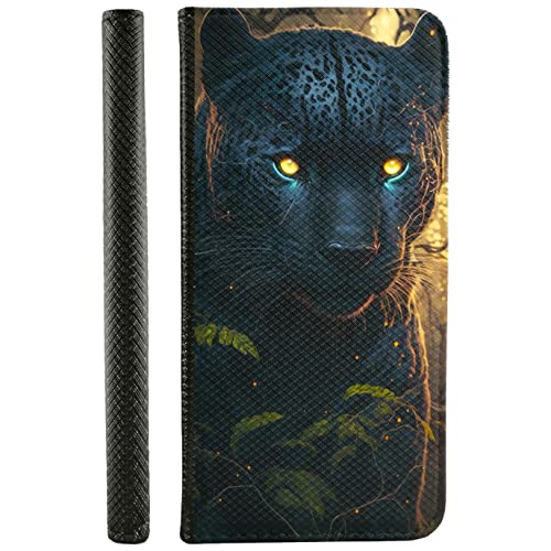 KX-Mobile Handyhülle für iPhone XS Hülle aus Kunstleder zum klappen mit Motiv 3533 schwarzer Panther leuchtende gelbe Augen KX-Mobile Handyhülle für iPhone XS Hülle aus Kunstleder zum klappen mit Motiv 3533 schwarzer Panther leuchtende gelbe Augen von KX-Mobile