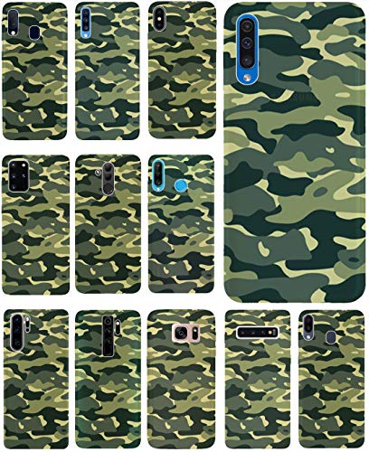 KX-Mobile Hülle für Samsung A40 Handyhülle Motiv 314 Army Muster Tarn Farben Premium Silikonhülle SchutzHülle Softcase HandyCover Handyhülle für Samsung Galaxy A40 Hülle von KX-Mobile