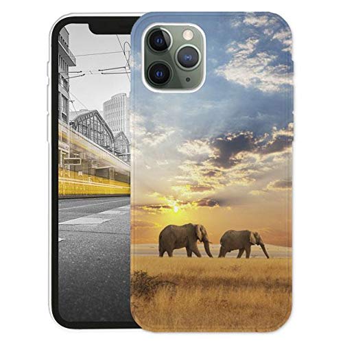 KX-Mobile Hülle für iPhone 11 Handyhülle Motiv 1465 Elefant Elefanten Afrika Wildness Premium Silikonhülle SchutzHülle Softcase HandyCover Handyhülle für iPhone 11 Hülle von KX-Mobile