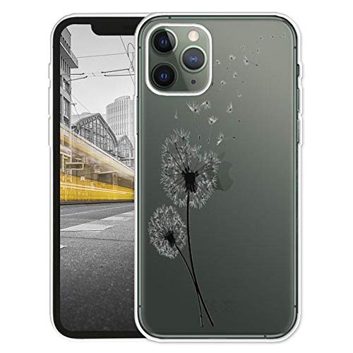 KX-Mobile Hülle für iPhone 11 Handyhülle Motiv 2461 Pusteblume Premium Silikonhülle Softcase HandyCover Handyhülle SchutzHülle für iPhone 11 Hülle von KX-Mobile