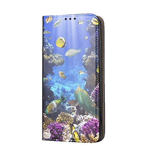 KX-Mobile Hülle für iPhone 7/8 / SE 2020 Handyhülle Motiv 1520 Fische Meer Bunt Riff Premium Smart aus Kunstleder einseitig Bedruckt HandyCover Handyhülle für iPhone 7/8 / SE 2020 Hülle von KX-Mobile