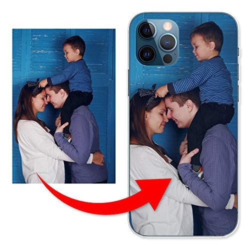KX-Mobile Personalisierte Hülle für iPhone 12 Pro Max Handyhülle aus Silikon/TPU mit deinem eigenen Motiv - Dein eigenes Bild Selfie Design Foto KX-Mobile Personalisierte Hülle für iPhone 12 Pro Max Handyhülle aus Silikon/TPU mit deinem eigenen Motiv - Dein eigenes Bild Selfie Design Foto von KX-Mobile