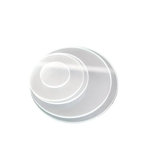 1PC 8 13 14 15 18 20 25 28 30 32 35 37 40 42mm Runde Flache Linse Planus Glas linsen for Xlamp T6 L2 LED Taschenlampe(18x1mm) von KXJSYL Tool