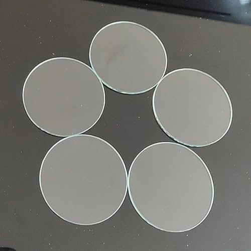 5PCS Flache Linse Objektiv for Blendung Taschenlampe Lampe Glas Durchmesser 40 41 42 47 50 52 58 60mm Dicke 1,8mm Glas Len (Size : 58mm, Color : 1.8mm) von KXJSYL Tool