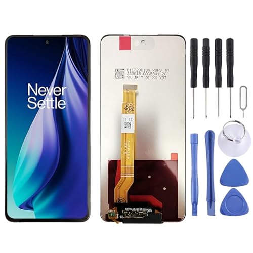 KXPASUKOJX Fr Für OnePlus Nord N30 SE CPH2605 IPS LCD -Bildschirm Digitalisierer Full Assembly (schwarz) von KXPASUKOJX