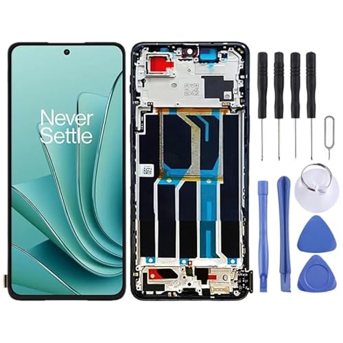 KXPASUKOJX Für Für OnePlus ACE 2V PHP110 LCD -Bildschirm -Digitalisierer Vollmontage mit Rahmen (schwarz) von KXPASUKOJX