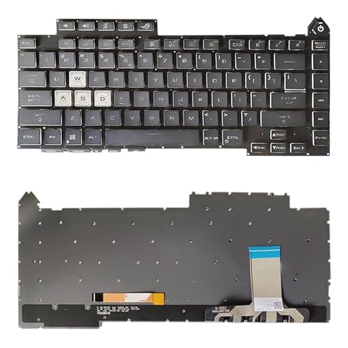 KXPASUKOJX G513 US-Version Backlit Laptop-Tastatur fr for ASUS ROG Strix G15 G513Q G513QM G513QY GL543 0KBR0-4810US00 4812US00 4814US00 von KXPASUKOJX