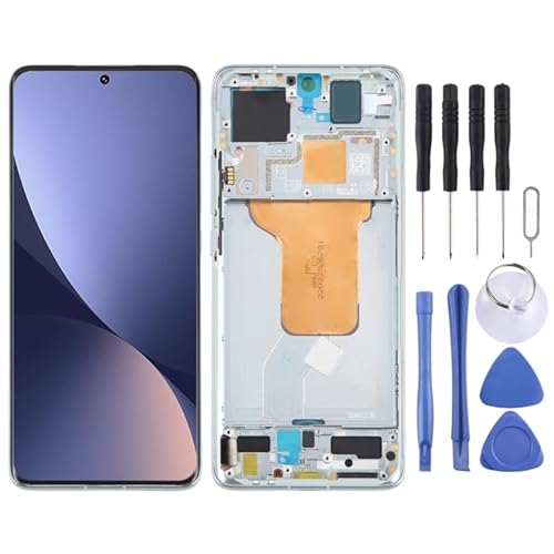 KXPASUKOJX LCD-Bildschirm Fr Für Xiaomi 12 AMOLED Material LCD -Bildschirm -Digitalisierer Vollmontage mit Rahmen von KXPASUKOJX