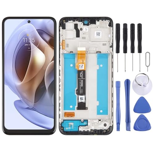 KXPASUKOJX LCD-Bildschirm LCD -Bildschirm für Für Motorola Moto G31 Digitizer Vollbaugruppe mit Rahmen von KXPASUKOJX