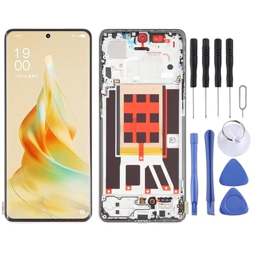 KXPASUKOJX LCD-Bildschirm LCD -Bildschirm für Für Oppo Reno9 Pro Digitizer Vollmontage mit Rahmen von KXPASUKOJX