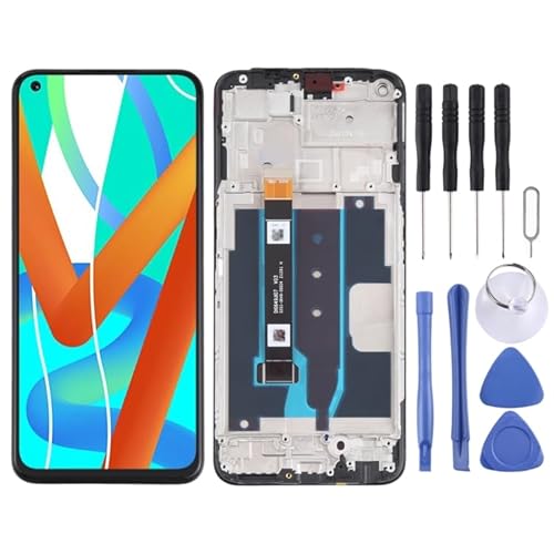 KXPASUKOJX LCD-Bildschirm er LCD -Bildschirm und Digitalisierer Vollmontage mit Rahmen für Für Oppo Realme V13 5G von KXPASUKOJX