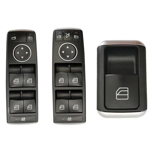 Hauptfensterheberschalter vorne 2049058202 Fensterhebersteuerung 2049055302 für Mercedes-Benz CE Glk-Klasse W204 X204 W212 (Links Standard 2049055302) von KYJHUIW
