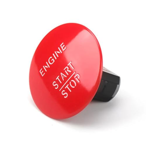 Start-Stopp-Druckknopfschalter für Automotoren, Ein-Klick-Start, Keless für Mercedes W176 W207 A BCES Gcl Ml Gls Gle Cla-Klasse (rot) von KYJHUIW