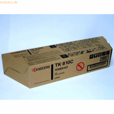 KYOCERA Document Solutions Toner Original Kyocera TK810C cyan KYOCERA Document Solutions Toner Original Kyocera TK810C cyan von KYOCERA Document Solutions