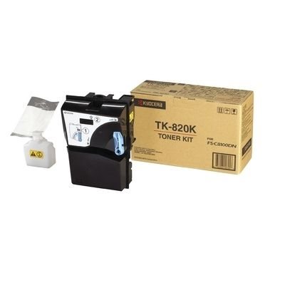 Kyocera Toner schwarz für FS-C8100DN, TK-820K Kyocera Toner schwarz für FS-C8100DN, TK-820K von KYOCERA