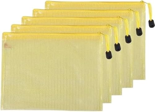 Netz-Reißverschlusstaschen, wasserdichte Reißverschlusstaschen, 5/10 Stück, Aufbewahrungsordner for Schreibwaren, Netz-Reißverschlusstasche, A4, A5, A6, Dokumententasche, Reißverschlussordner, Bürobed Netz-Reißverschlusstaschen, wasserdichte Reißverschlusstaschen, 5/10 Stück, Aufbewahrungsordner for Schreibwaren, Netz-Reißverschlusstasche, A4, A5, A6, Dokumententasche, Reißverschlussordner, Bürobed von KYUEPONG