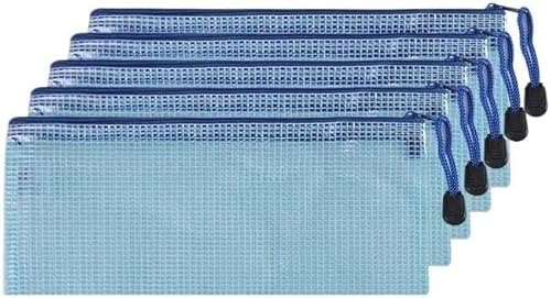 Netz-Reißverschlusstaschen, wasserdichte Reißverschlusstaschen, Netz-Reißverschluss, 10 Stück, A4, A5, A6, Dokumententasche, wasserdichte Aktenordner mit Reißverschluss, Bürobedarf, Federmäppchen, Auf Netz-Reißverschlusstaschen, wasserdichte Reißverschlusstaschen, Netz-Reißverschluss, 10 Stück, A4, A5, A6, Dokumententasche, wasserdichte Aktenordner mit Reißverschluss, Bürobedarf, Federmäppchen, Auf von KYUEPONG