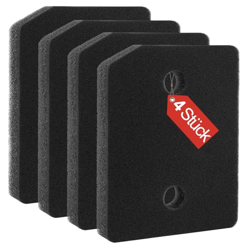 KYYLZ 4 Stück Filter für Miele T1 9164761 Trockner Wärmepumpentrockner,Fein-Grob 207 x 157 x 30mm Sockelfilter Schwammfilter Filtermatte,Ersatzteile Fusselfilter Schaumstoff Sponge KYYLZ 4 Stück Filter für Miele T1 9164761 Trockner Wärmepumpentrockner,Fein-Grob 207 x 157 x 30mm Sockelfilter Schwammfilter Filtermatte,Ersatzteile Fusselfilter Schaumstoff Sponge von KYYLZ