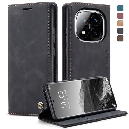 KZB Handyhülle für Xiaomi Redmi Note 14 Pro 5G Hülle (Nicht für 4G) Premium Leder Klappbar Tasche Magnet Kartenfach Standfunktion Klapphülle Schutzhülle für Redmi Note 14 Pro Plus 5G - Schwarz KZB Handyhülle für Xiaomi Redmi Note 14 Pro 5G Hülle (Nicht für 4G) Premium Leder Klappbar Tasche Magnet Kartenfach Standfunktion Klapphülle Schutzhülle für Redmi Note 14 Pro Plus 5G - Schwarz von KZB