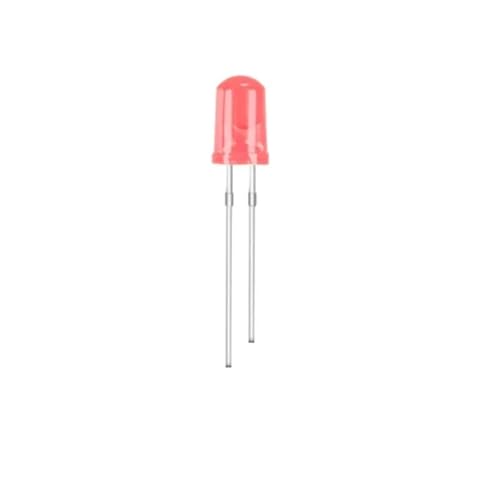 100pcs 5mm LED Lamp Beads Light-emitting Diode Color Red White Yellow Blue Light-emitting LED Circuit Combination Kit DIY LED(Brown) von KZEEVJTJY