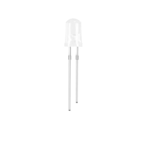100pcs 5mm LED Lamp Beads Light-emitting Diode Color Red White Yellow Blue Light-emitting LED Circuit Combination Kit DIY LED(WHITE) von KZEEVJTJY